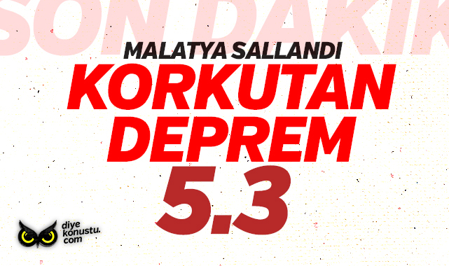 Malatya Da 5 3 Siddetinde Deprem Yikilan Binalar Var 5715 Jpg