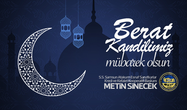 Berat Kandili kutlama ilanıdır...