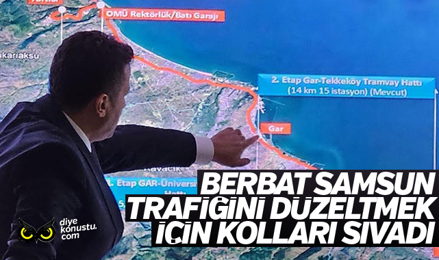 Samsun'un trafik sorunu düzeltmek için kolları sıvadı