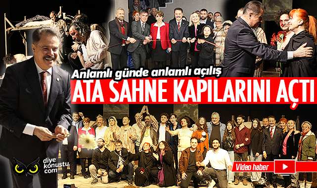 Ata Sahne Sanat Merkezi kapılarını açtı... Başkan Deveci'den Atakum'a iki büyük eser...