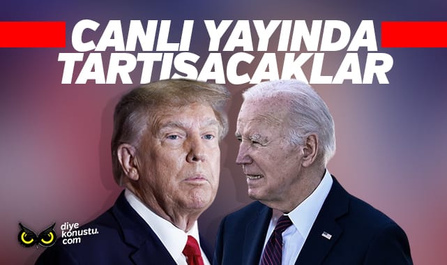 Canlı yayında tartışacaklar… Biden ve Trump seçim savaşında…