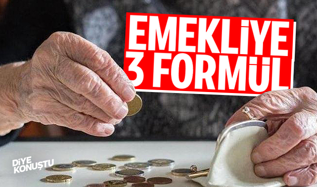 Emekliye 3 formül... Gözler Meclis'te...
