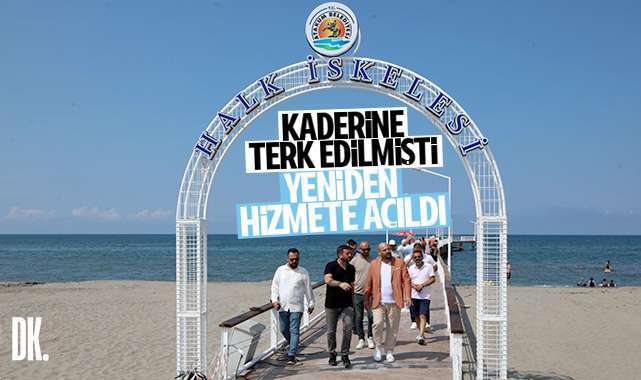 Yıllardır atıl duruyordu... Başkan Türkel Atakum İskelesi'ni yeniden hizmete açtı...