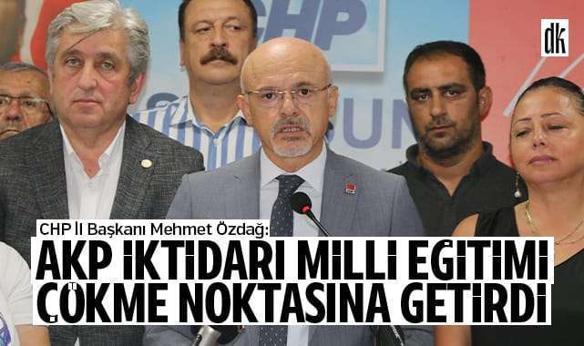 CHP’den eğitim çıkışı: AKP iktidarında milli eğitim sistemi çökme noktasına geldi
