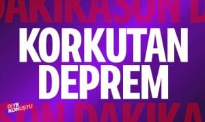 Deprem Son Dakika Agustos 2024