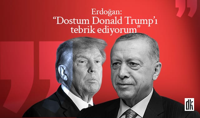 Erdoğan: Dostum Trump’ı tebrik ediyorum