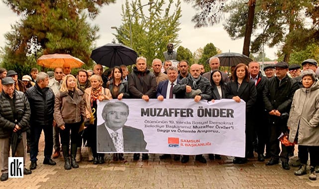 CHP Samsun’da 19 yıllık vefa! ‘Efsane başkan’ Muzaffer Önder anıldı