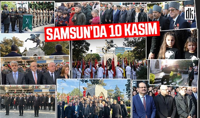 Samsun’da da hayat durdu! İşte Atatürk Anıtı’ndan görüntüler…