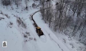 Atakum Belediyesi’nden yoğun kar mesaisi