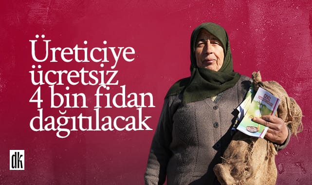 Atakum’da üreticiye tam destek: 4 bin fidan dağıtılacak