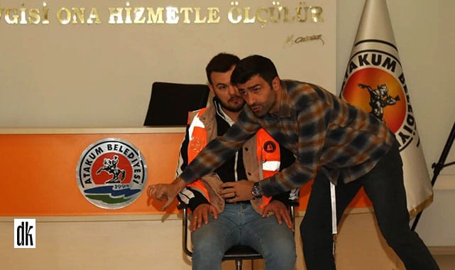 Atakum Belediyesi personeline ilk yardım eğitimi