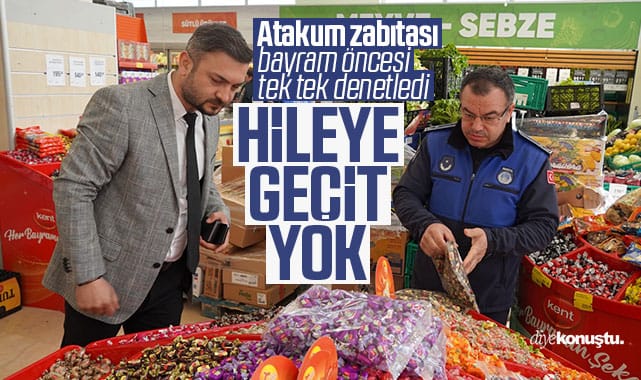 Atakum'da bayramda da hileye geçit yok! Zabıta ekipleri tek tek tespit etti
