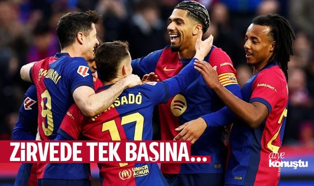 Zirvede tek başına! Barcelona, Real Sociedad’ı 4’ledi