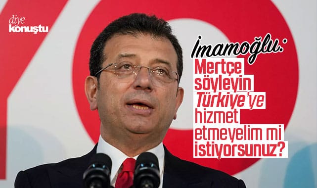 İmamoğlu çalışmalara başladı: Mertçe söyleyin, Türkiye’ye hizmet etmeyelim istiyorsunuz değil mi?