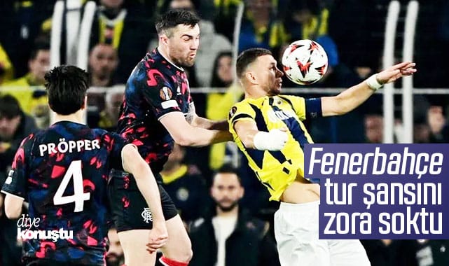 Fenerbahçe tur şansını zora soktu