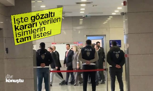 Yolsuzluk soruşturması: İşte gözaltı kararı verilen 100 ismin tam listesi