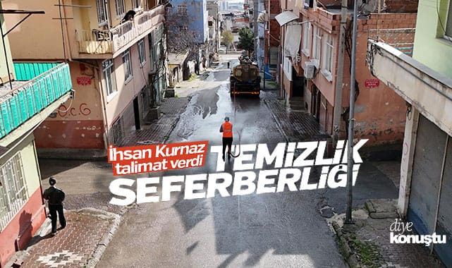 İlkadım’da temizlik seferberliği: Sokaklar baştan aşağı yıkanıyor