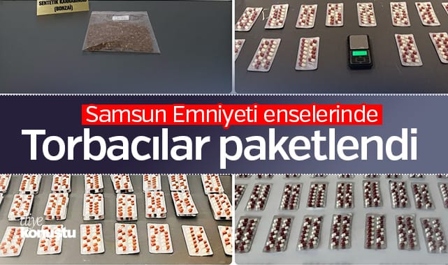 Torbacılar paketlendi! Samsun Emniyeti nefes aldırmıyor
