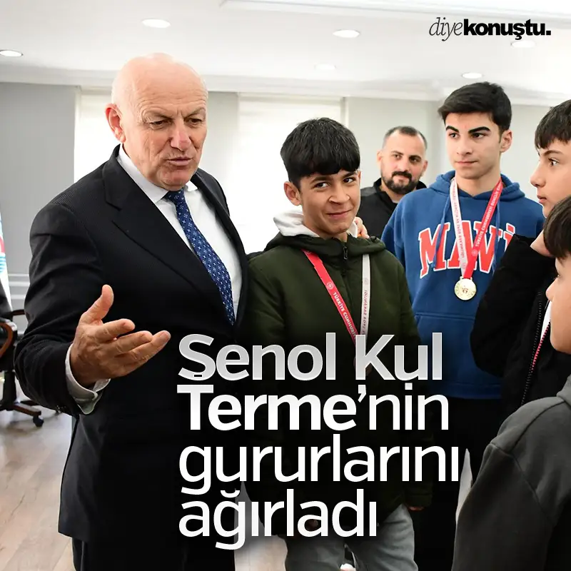 Başkan Şenol Kul, Terme’nin gururlarını ağırladı