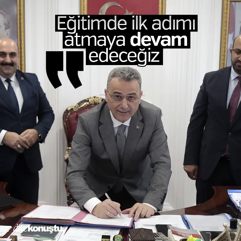 İhsan Kurnaz: Eğitimde ilk adımı atmaya devam edeceğiz
