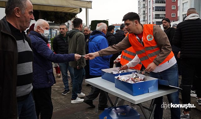 Bayram şekerleri Atakum Belediyesi'nden