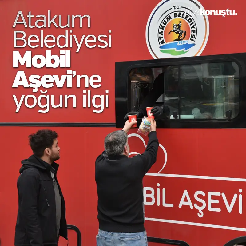 Atakum Belediyesi Mobil Aşevi’ne yoğun ilgi  
