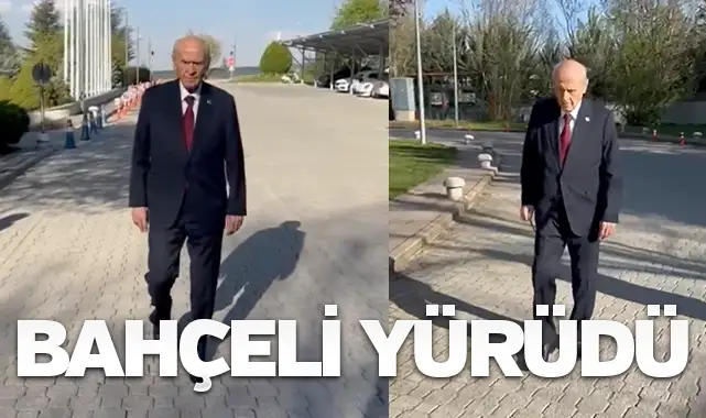 Bahçeli yürüdü, MHP paylaştı