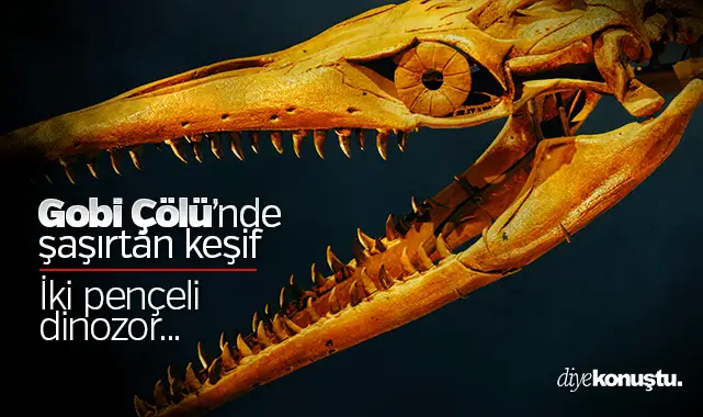 Gobi Çölü’nde evrimi sarsan keşif: İki pençeli dinozor türü bulundu!