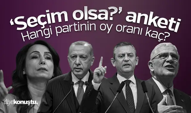 Yeni anket! Seçim olsa hangi parti ne oy alıyor?
