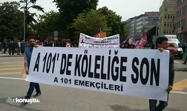 Samsun'da 1 Mayıs fotoğrafları: Çığlık, slogan, direniş Samsun'da 1 Mayıs fotoğrafları: Çığlık, slogan, direniş