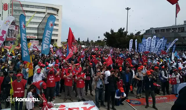 Samsun'da 1 Mayıs fotoğrafları: Çığlık, slogan, direniş Samsun'da 1 Mayıs fotoğrafları: Çığlık, slogan, direniş