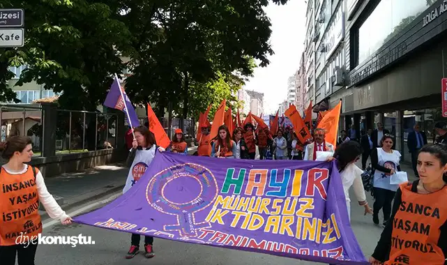 Samsun'da 1 Mayıs fotoğrafları: Çığlık, slogan, direniş Samsun'da 1 Mayıs fotoğrafları: Çığlık, slogan, direniş