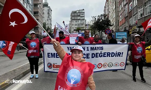 Samsun'da 1 Mayıs fotoğrafları: Çığlık, slogan, direniş Samsun'da 1 Mayıs fotoğrafları: Çığlık, slogan, direniş