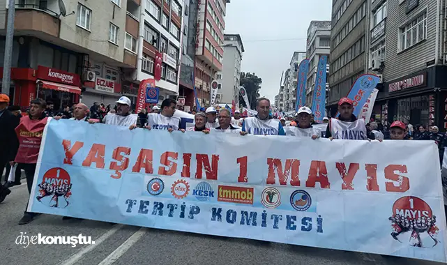 Samsun'da 1 Mayıs fotoğrafları: Çığlık, slogan, direniş Samsun'da 1 Mayıs fotoğrafları: Çığlık, slogan, direniş