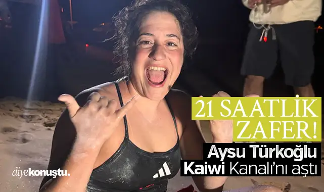 21 saatlik zafer: Aysu Türkoğlu Kaiwi Kanalı’nı aştı