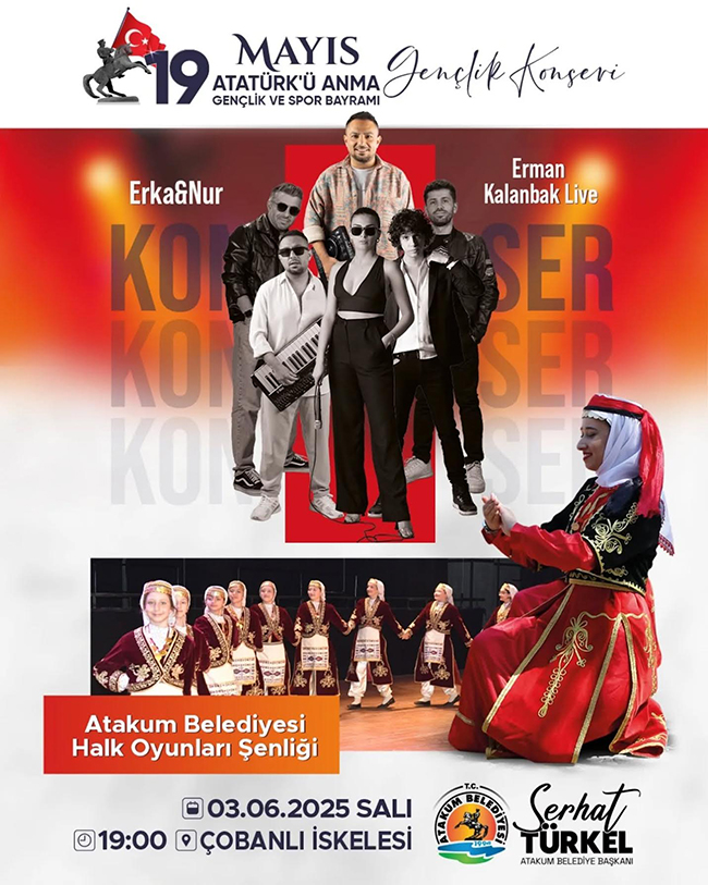 Atakum Belediyesi müzik şöleni yaşatacak