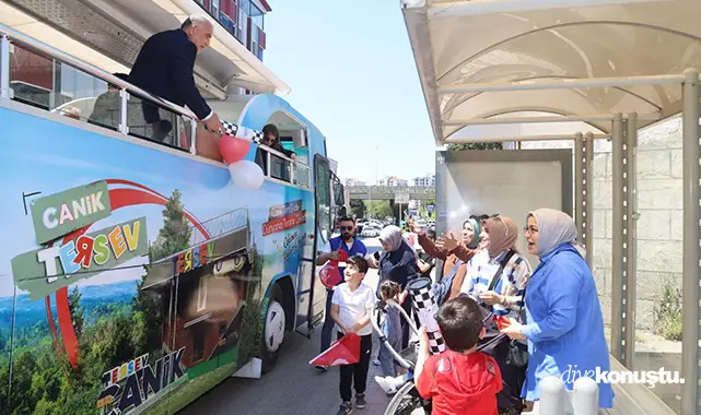 Canik’te 19 Mayıs coşkusu sokaklara taştı Canik’te 19 Mayıs coşkusu sokaklara taştı