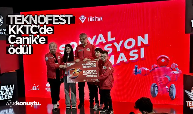TEKNOFEST KKTC’de Canik’e ödül