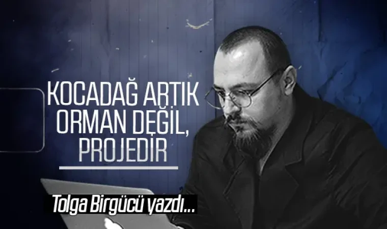 Tolga Birgücü yazdı: Kocadağ artık orman değil, projedir!