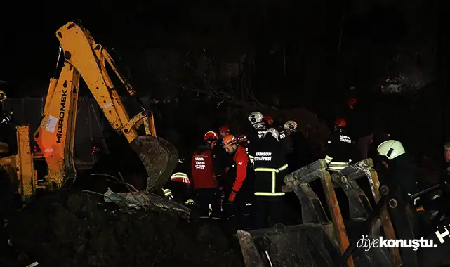 Samsun'da felaket! Heyelan bir aileyi yok etti