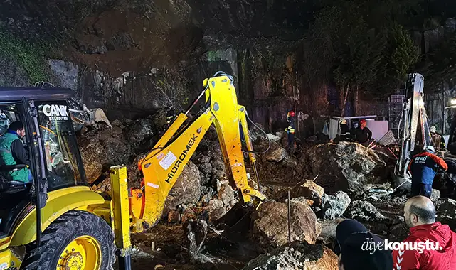 Samsun'da felaket! Heyelan bir aileyi yok etti