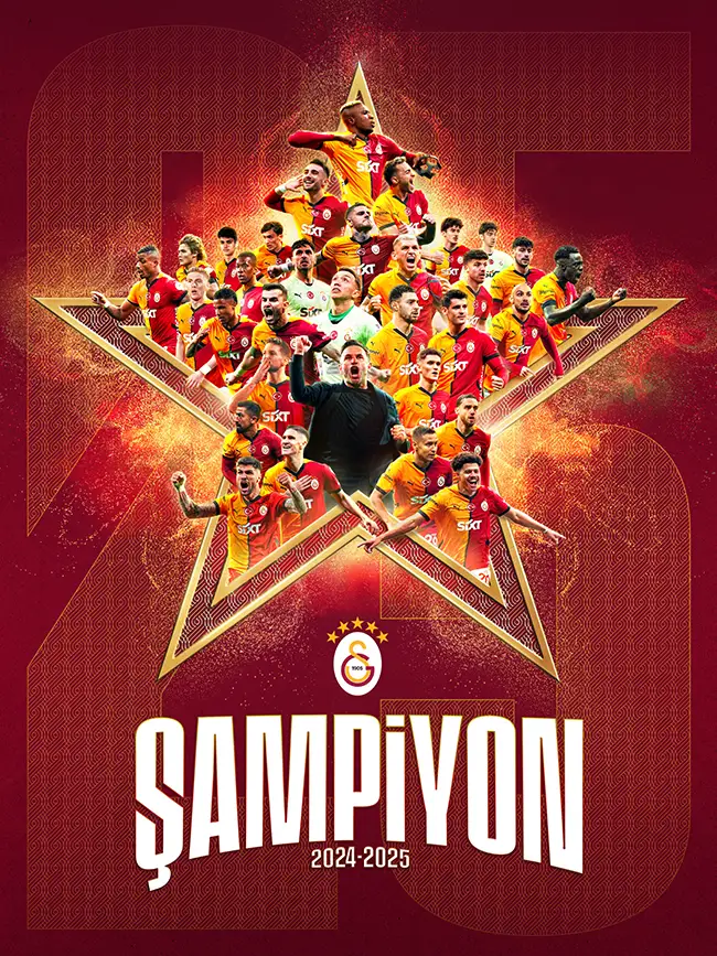 Şampiyon Galatasaray! Aslan 5. yıldızı da taktı, tarih yazdı... Şampiyon Galatasaray! Aslan 5. yıldızı da taktı, tarih yazdı...