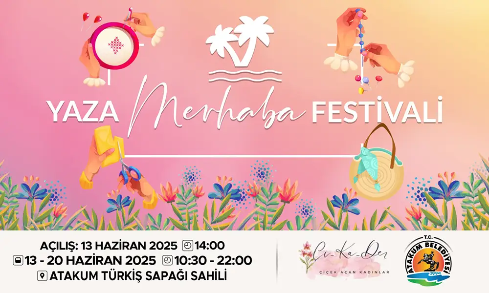 Atakum sahili kadın emeği panayırı ile renklenecek