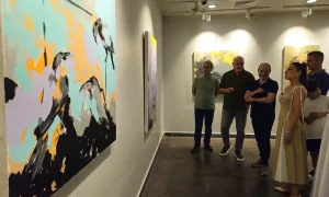 OMÜ’de Didem Öge’nin ilk kişisel sergisine yoğun ilgi