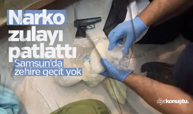 Samsun’da zehire geçit yok: Narkotik yine sahnede