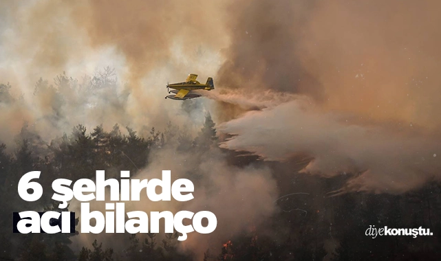 Bakan duyurdu! 6 şehir için acı bilanço