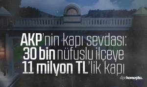 AKP’nin kapı sevdası sürüyor: ‘Hoş geldiniz’ için 11 Milyon TL