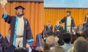 Boğaziçi’nde ‘İmamoğlu’ protestosu: Törende diplomasını yırttı