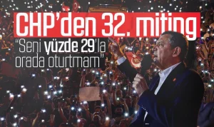 CHP’den 32. miting: Sancaktepe’de 10 binler buluştu