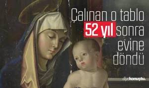 Çalınan rönesans tablosu 52 yıl sonra evine döndü